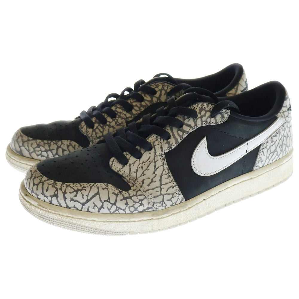 NIKE(ナイキ) Air Jordan 1 Retro Low OG Black Cement エアジョーダン1 レトロ ロー OG ブラックセメント ローカットスニーカー ブラック US10/28cm CZ0790-001
