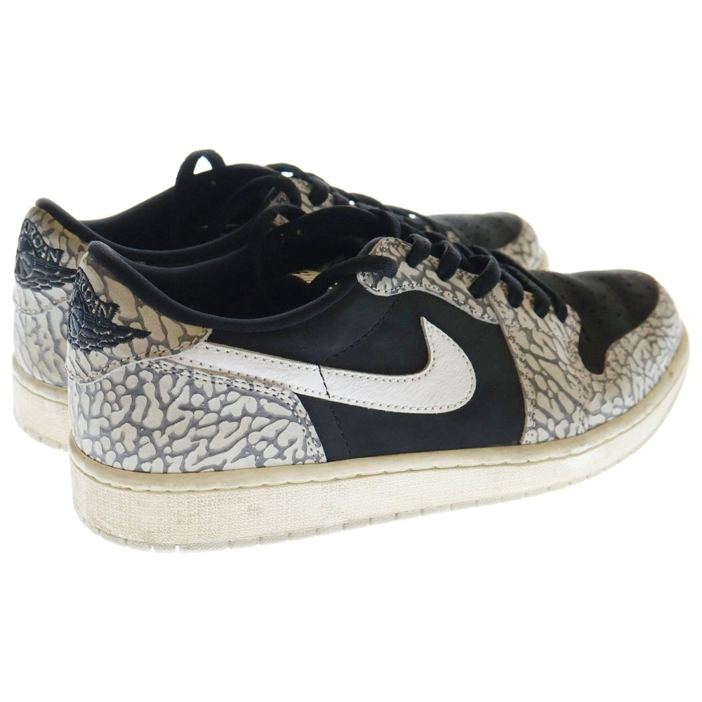 NIKE(ナイキ) Air Jordan 1 Retro Low OG Black Cement エアジョーダン1 レトロ ロー OG ブラックセメント ローカットスニーカー ブラック US10/28cm CZ0790-001