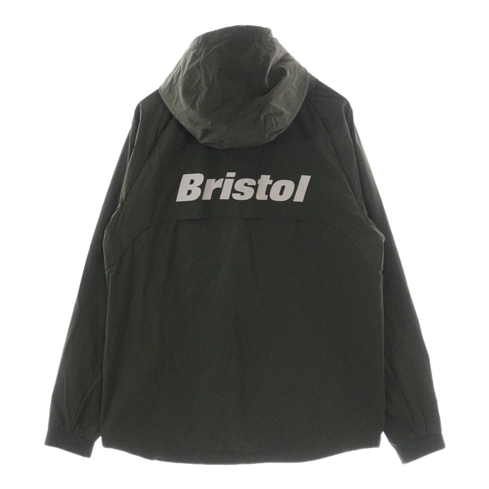 F.C.R.B./F.C.Real Bristol/FCRB(エフシーアールビー/エフシーレアルブリストル) アンセムジャケット ナイロンジップアップジャケット カーキ FCRB-240006