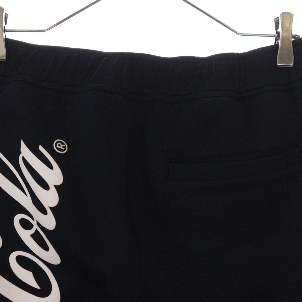 F.C.R.B./F.C.Real Bristol/FCRB(エフシーアールビー/エフシーレアルブリストル) 20SS COCA-COLA PDK PANTS ロゴプリントスウェットパンツ ブラック FCRB-200013