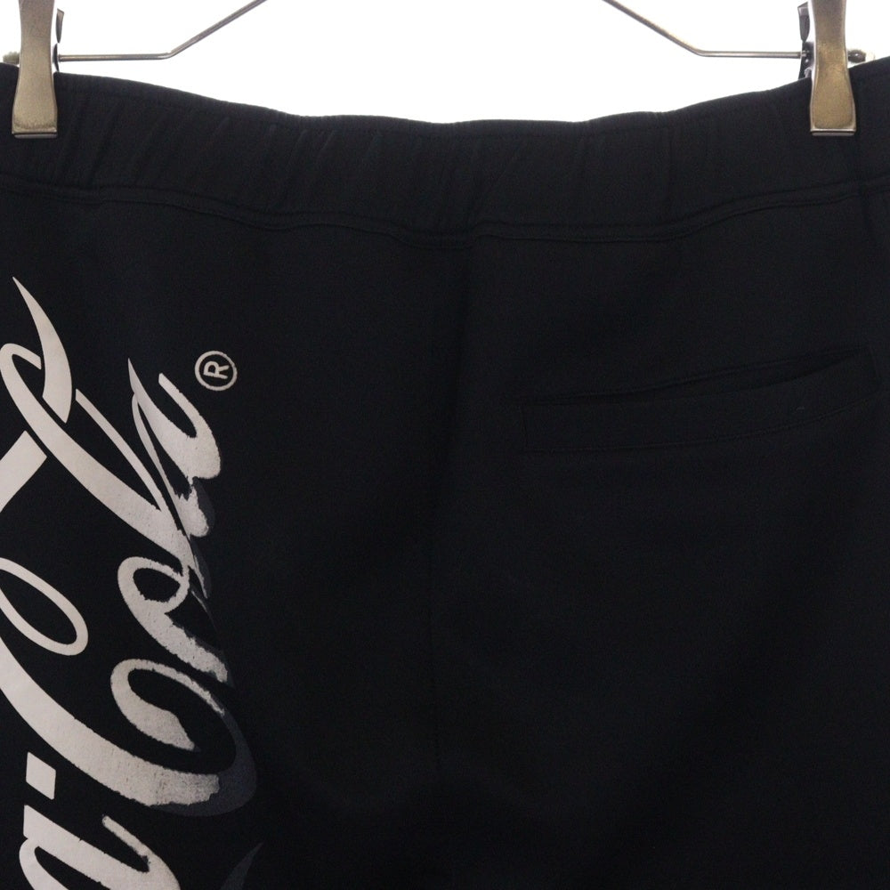 F.C.R.B./F.C.Real Bristol/FCRB(エフシーアールビー/エフシーレアルブリストル) 20SS COCA-COLA PDK PANTS コカ・コーラ ロゴプリントPDKパンツ ブラック FCRB-200013
