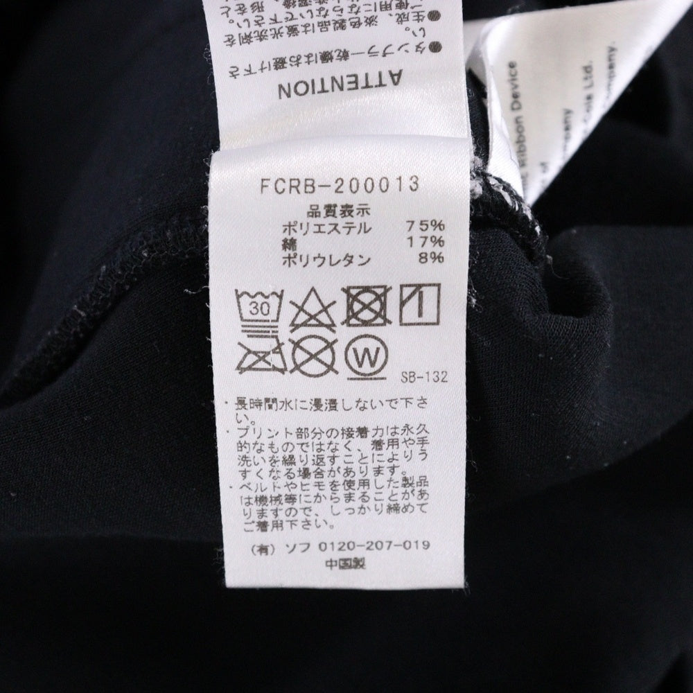F.C.R.B./F.C.Real Bristol/FCRB(エフシーアールビー/エフシーレアルブリストル) 20SS COCA-COLA PDK PANTS コカ・コーラ ロゴプリントPDKパンツ ブラック FCRB-200013