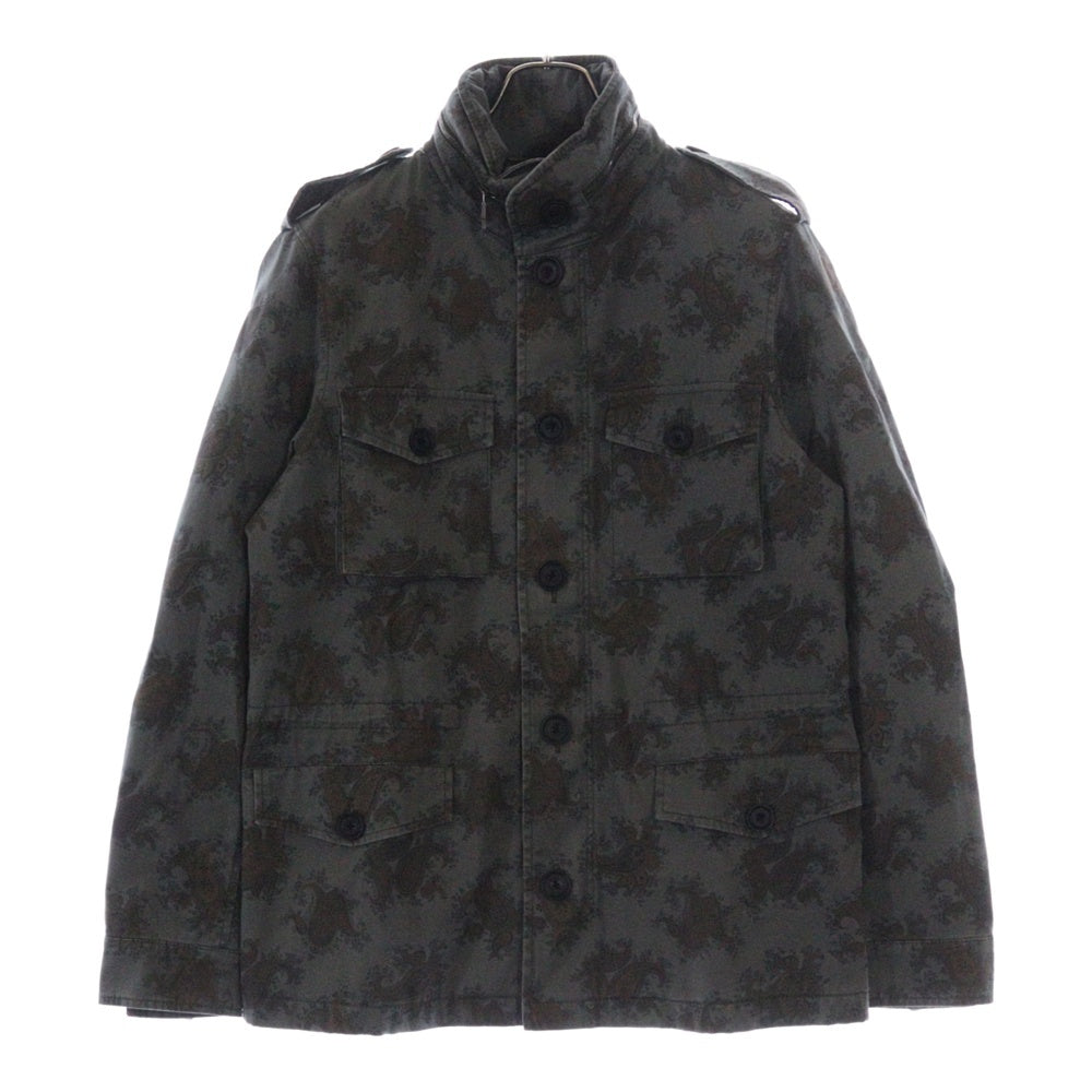 ETRO(エトロ) ペイズリー柄 ジップアップジャケット カーキ U15 1S243 4529