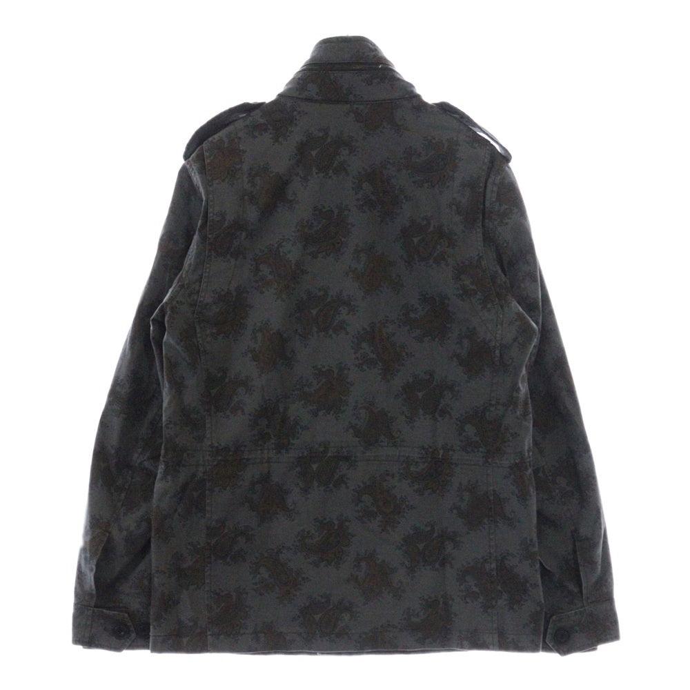 ETRO(エトロ) ペイズリー柄 ジップアップジャケット カーキ U15 1S243 4529