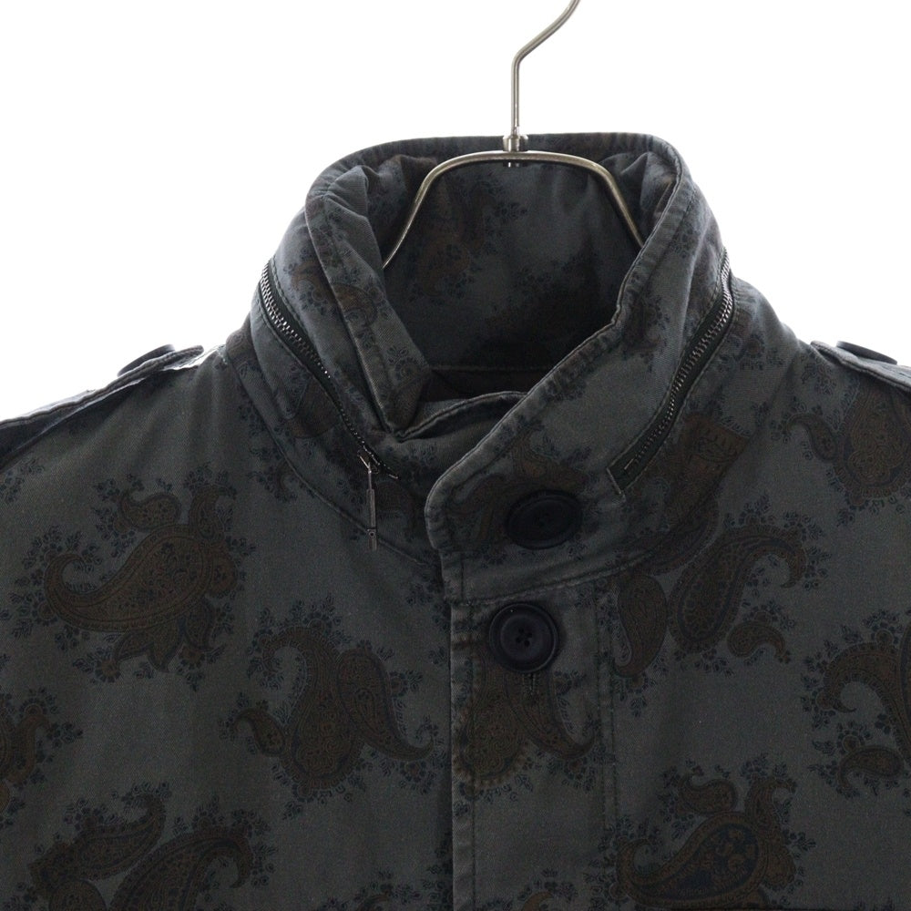 ETRO(エトロ) ペイズリー柄 ジップアップジャケット カーキ U15 1S243 4529