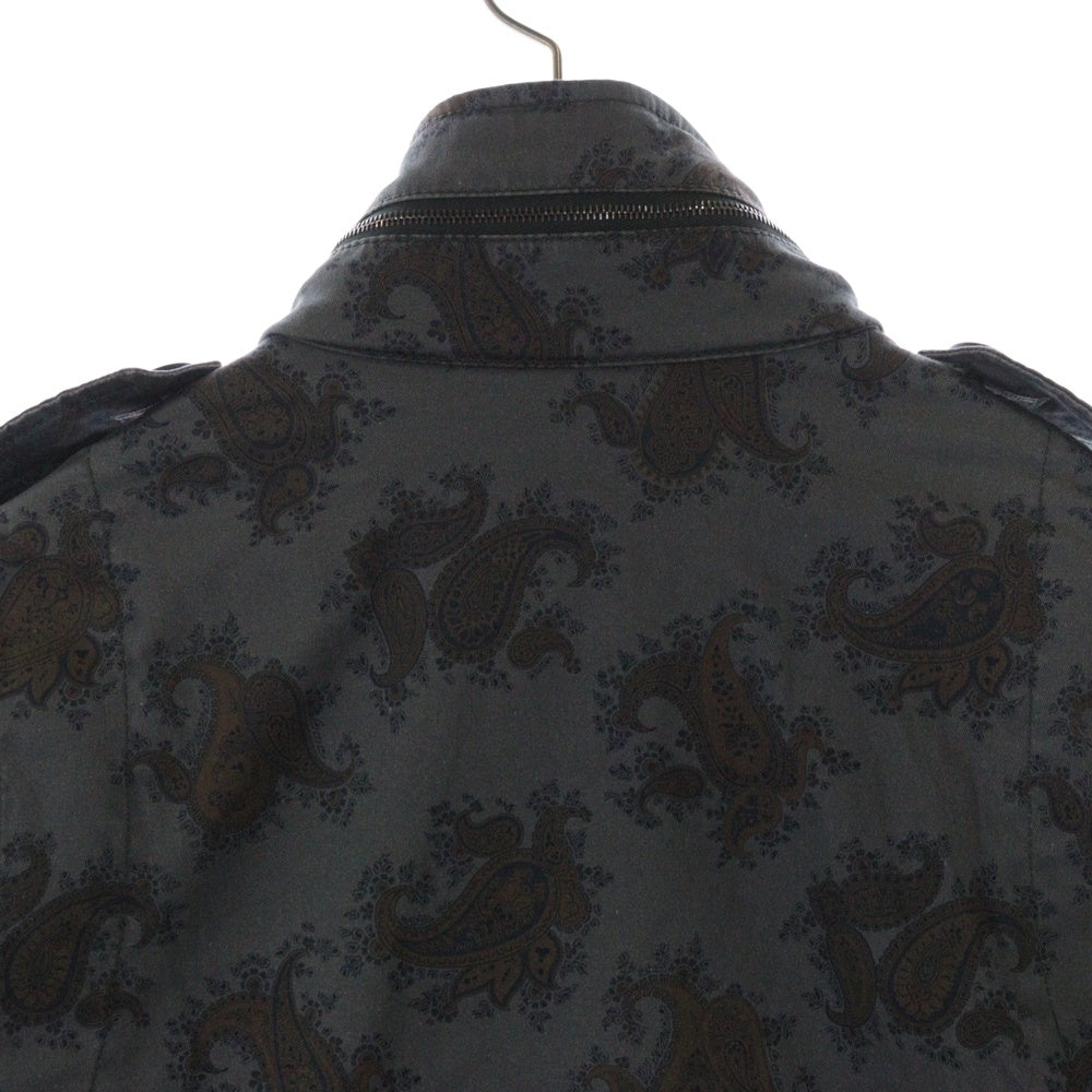 ETRO(エトロ) ペイズリー柄 ジップアップジャケット カーキ U15 1S243 4529