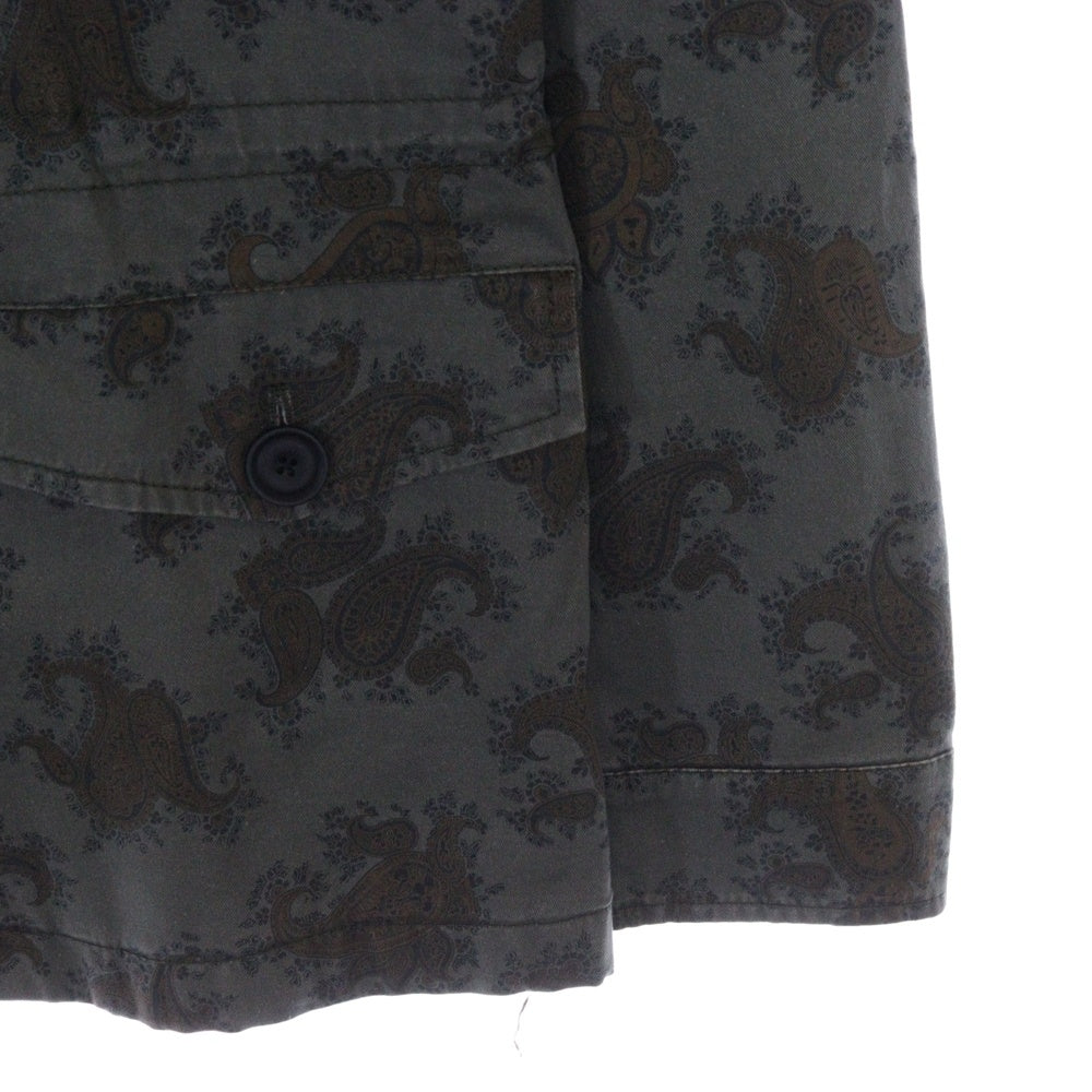 ETRO(エトロ) ペイズリー柄 ジップアップジャケット カーキ U15 1S243 4529