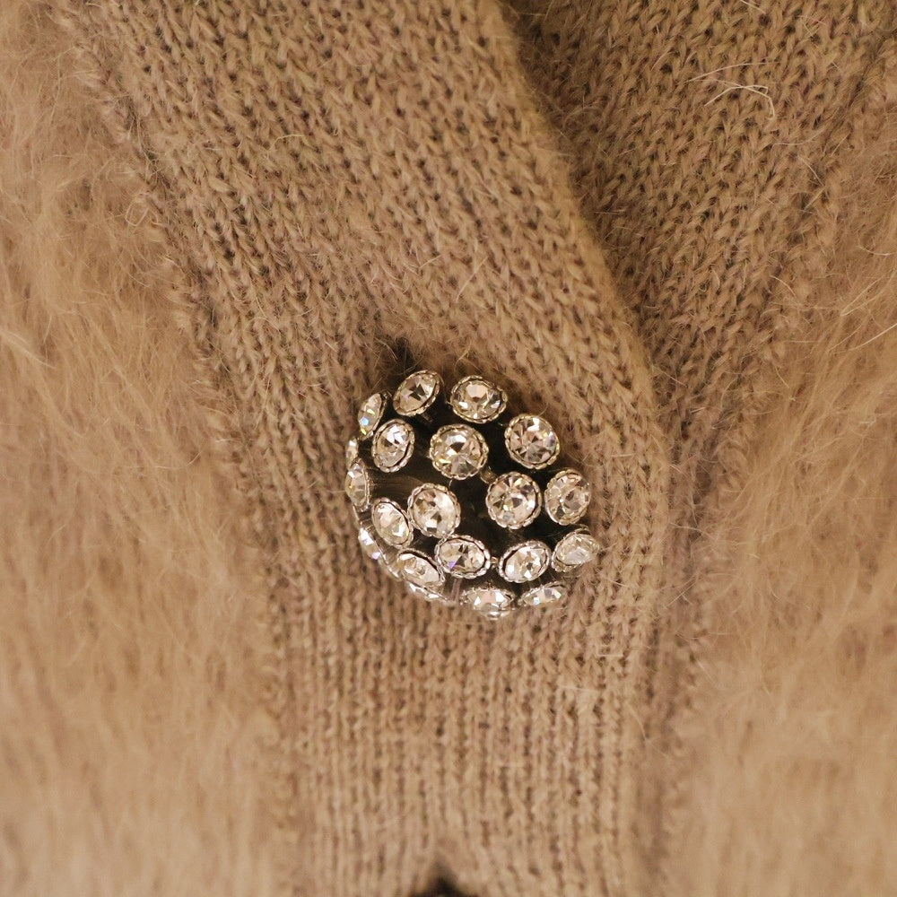 CELINE(セリーヌ) 24SS CARDIGAN JACKET IN BRUSHED MOHAIR ブラッシュドモヘア カーディガン ベージュ レディース 2AD0E440U.18TP