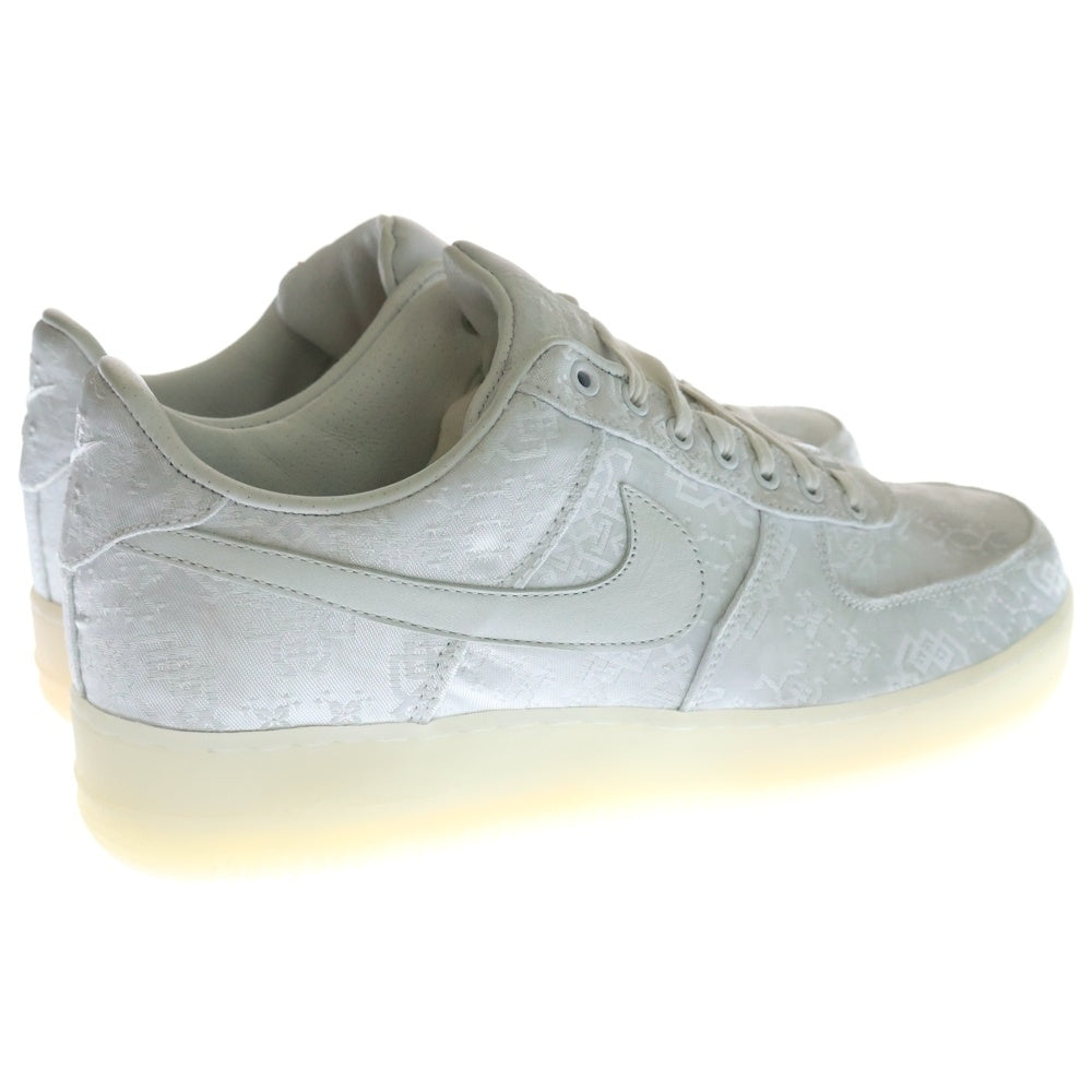 NIKE(ナイキ) ×CLOT Air Force 1 Low Premium Silk ×クロット エアフォース1 プレミアム シルク ローカットスニーカー ホワイト US11/29cm AO9286-100