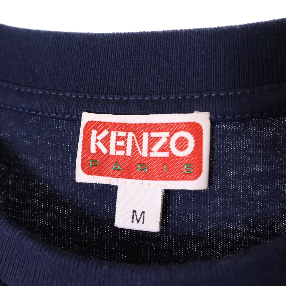 KENZO(ケンゾー) 花柄 グラフィックプリント 半袖Tシャツ FC55TS227CSL ネイビー