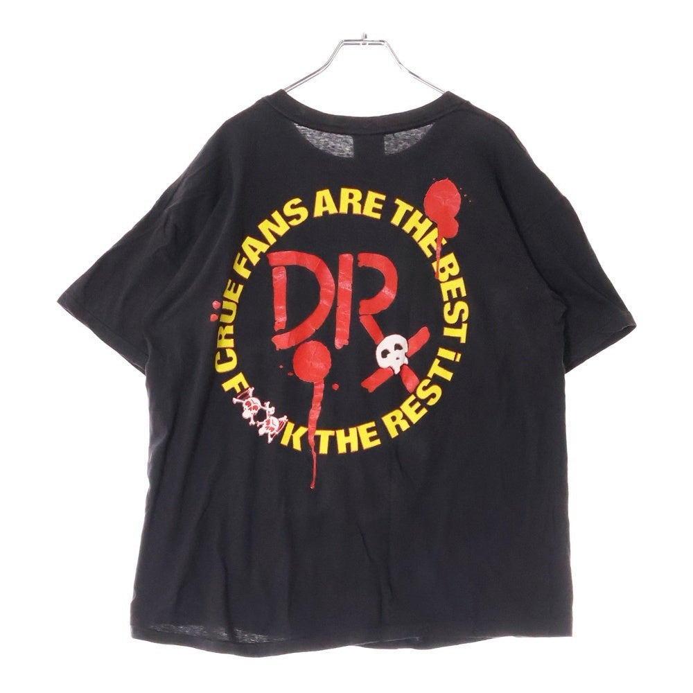 VINTAGE(ヴィンテージ) 80s MOTLEY CRUE モトリークルー クルーネック半袖Tシャツ カットソー ブラック