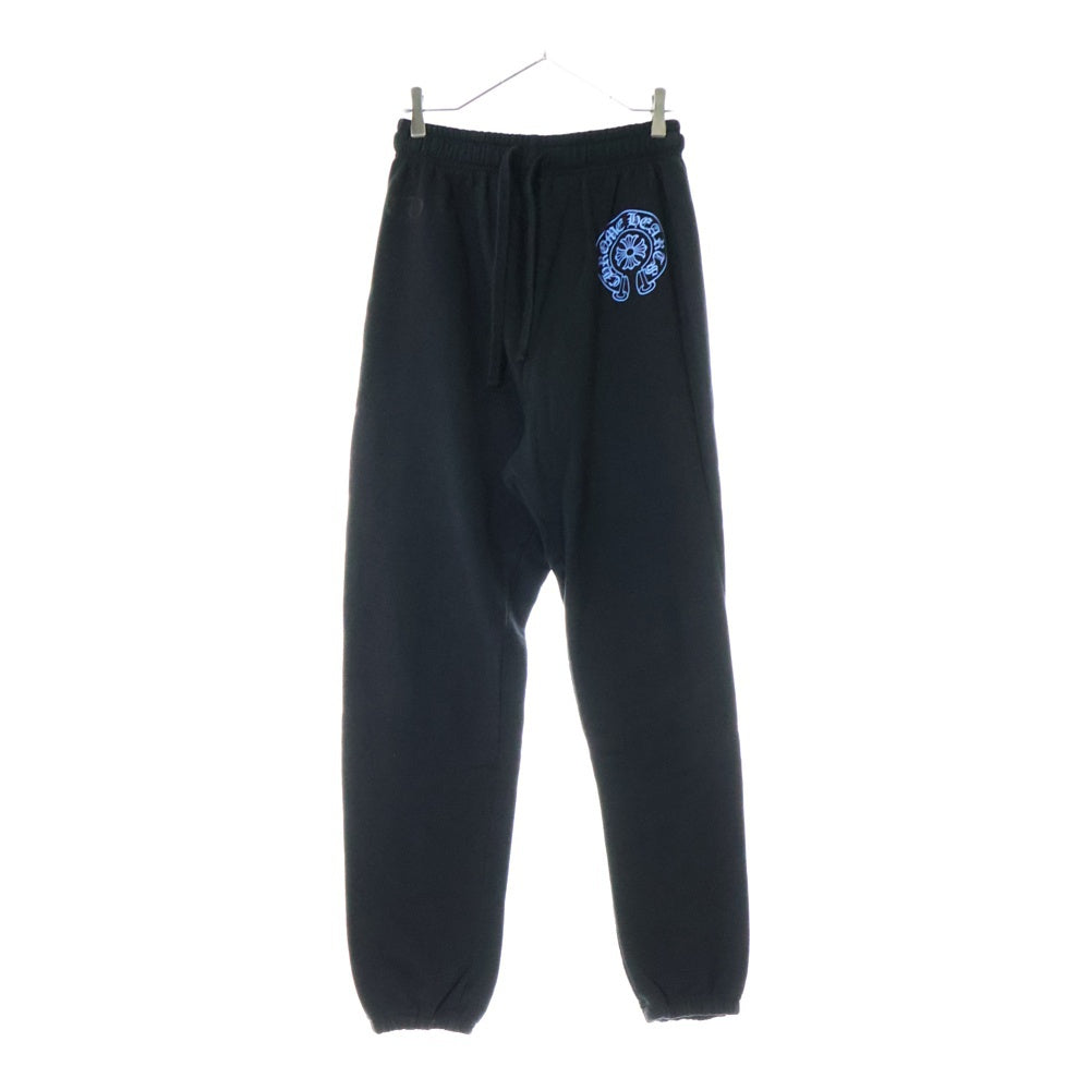 CHROME HEARTS(クロムハーツ) WWW.CHROMEHEARTS.COM HOODIE オンライン限定 ホースシュープリント スウェットパンツ ブラック/ブルー