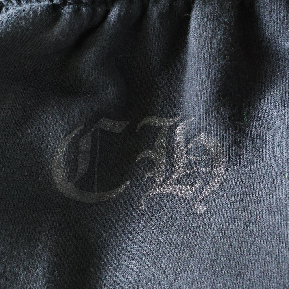 CHROME HEARTS(クロムハーツ) WWW.CHROMEHEARTS.COM HOODIE オンライン限定 ホースシュープリント スウェットパンツ ブラック/ブルー