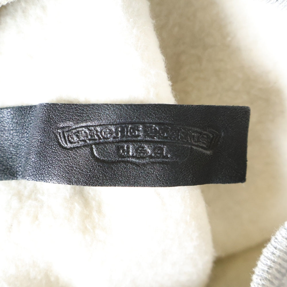 CHROME HEARTS(クロムハーツ) セメタリークロスパッチ サイドカット 半袖スウェットトレーナー グレー
