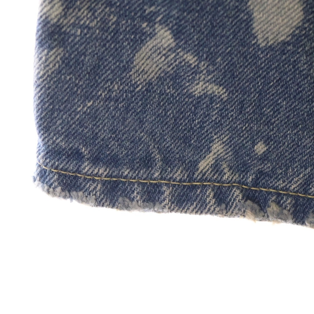 Levi's VINTAGE CLOTHING(リーバイス ビンテージ クロージング) ×fragment design 501本限定 501 ペイント加工 ストレートデニムパンツ インディゴ 55501-0068