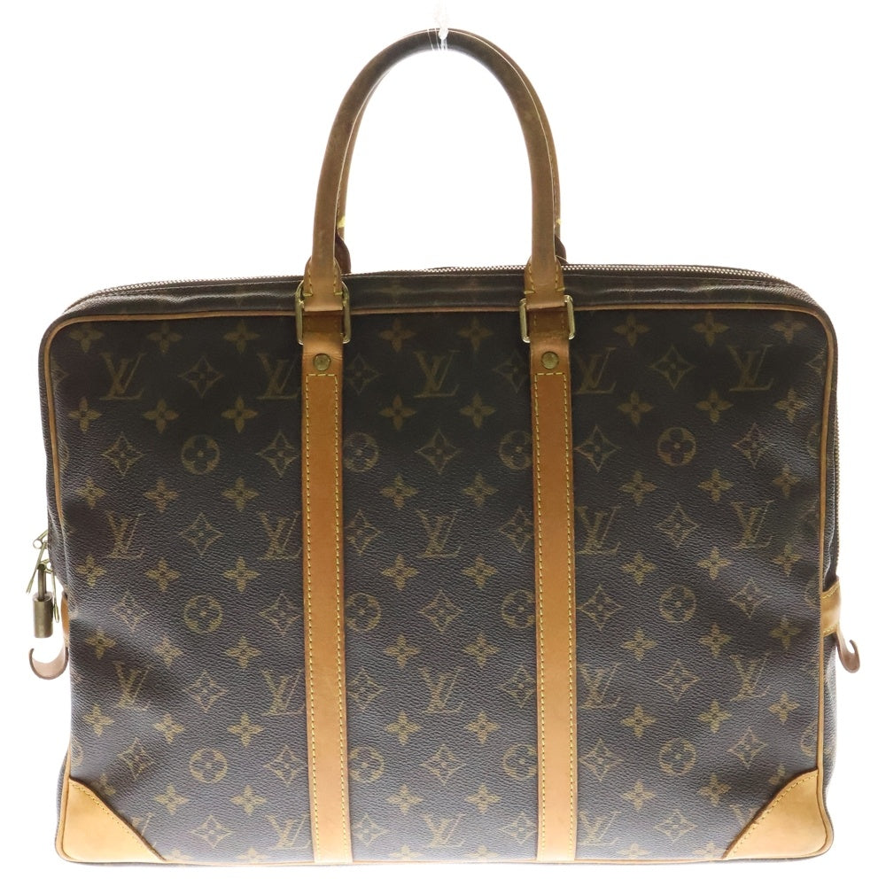 LOUIS VUITTON(ルイヴィトン) モノグラム ポルトドキュマンヴォワヤージュ ブリーフケース ビジネスバッグ ブラウン M53361/TH0034