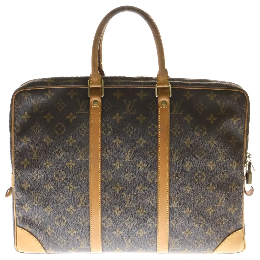 LOUIS VUITTON(ルイヴィトン) モノグラム ポルトドキュマンヴォワヤージュ ブリーフケース ビジネスバッグ ブラウン M53361/TH0034