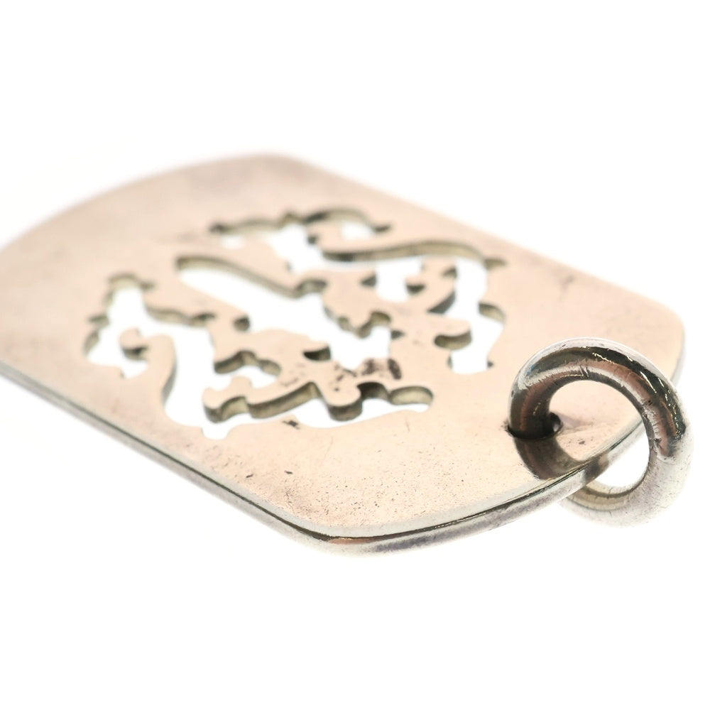 CHROME HEARTS(クロムハーツ) D TAG LRG DAGGER ヴァインダガーカットアウトドッグタグ ラージ ペンダントトップ シルバー BCA240