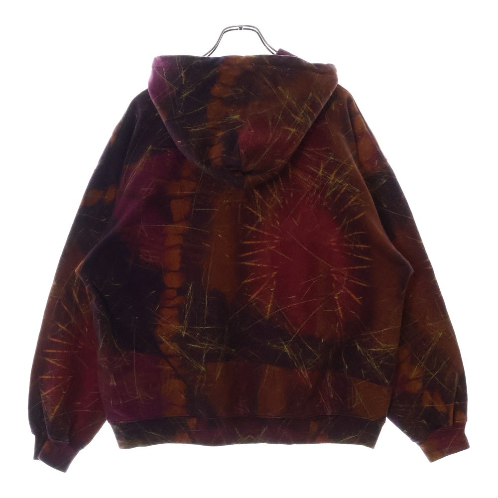 SALUTE(サルーテ) CACTUS PRINTER HOODIE サボテンプリント 総柄プルオーバーパーカー レッド