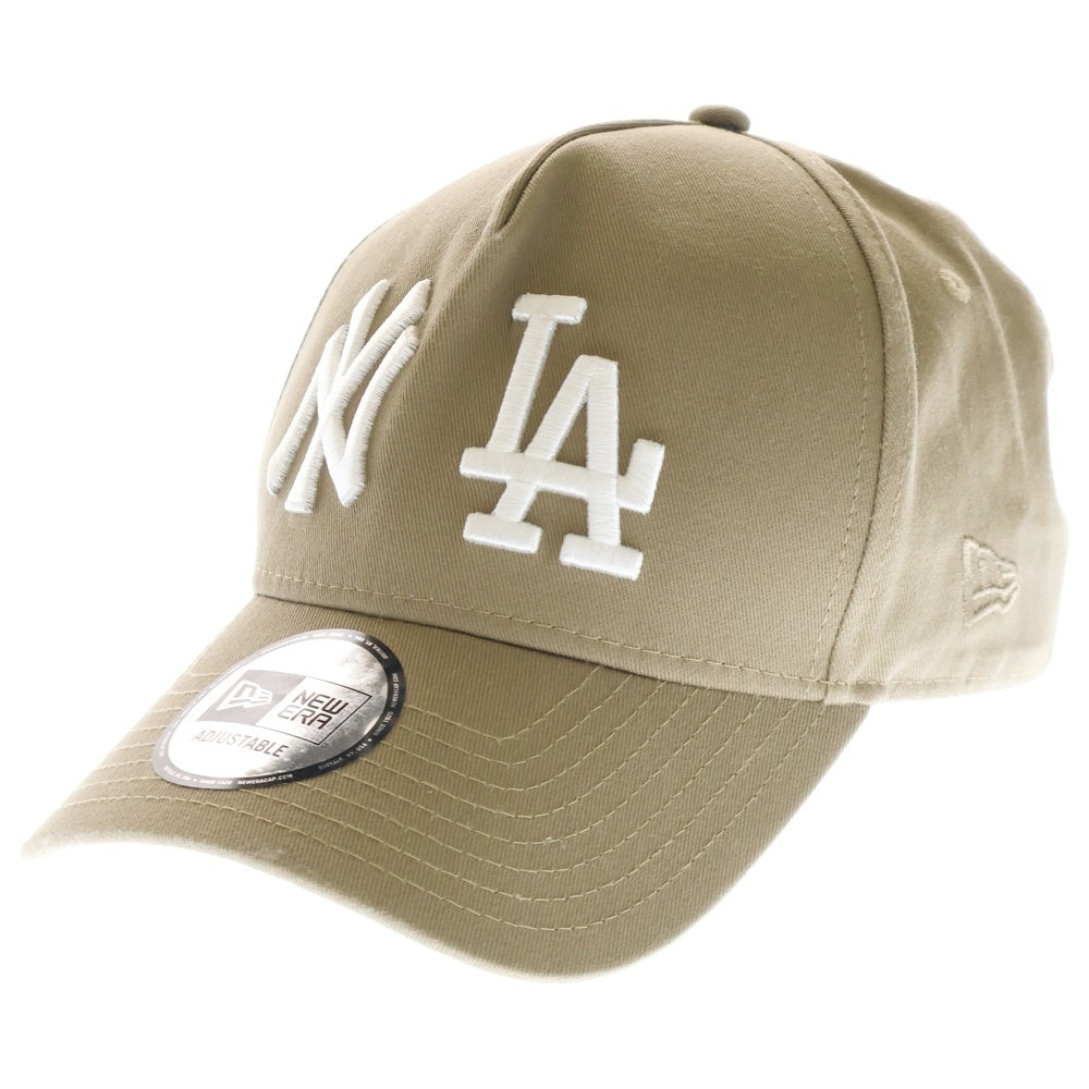 NEW ERA(ニューエラ) MUSE de Deuxieme Classe 別注 DOUBLE LOGO CAP ダブルロゴ キャップ ベージュ