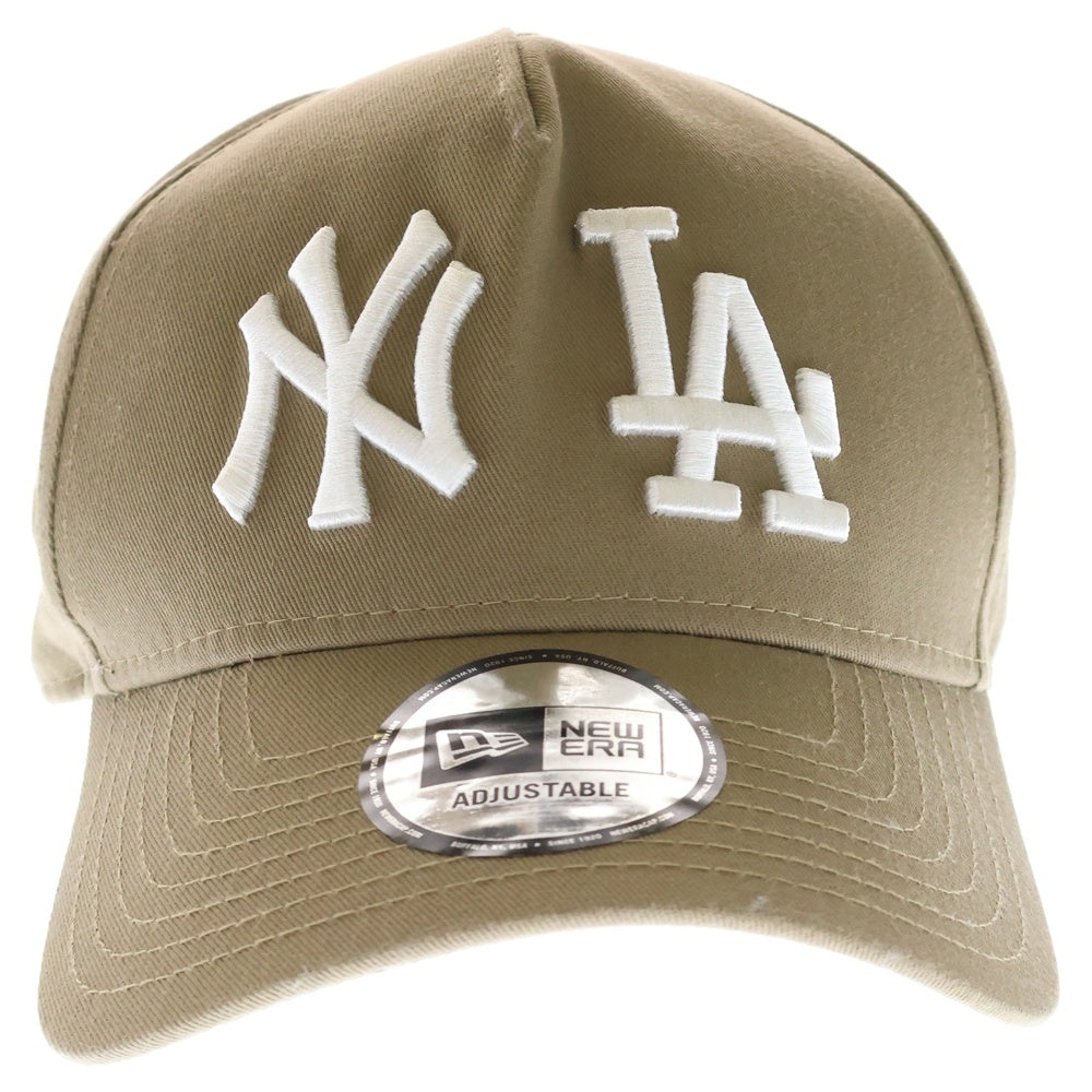 NEW ERA(ニューエラ) MUSE de Deuxieme Classe 別注 DOUBLE LOGO CAP ダブルロゴ キャップ ベージュ