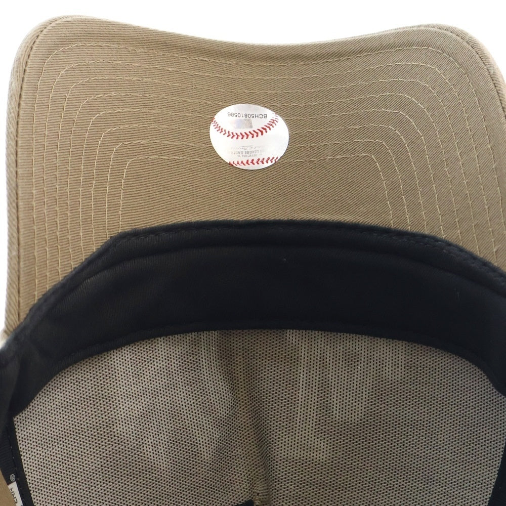 NEW ERA(ニューエラ) MUSE de Deuxieme Classe 別注 DOUBLE LOGO CAP ダブルロゴ キャップ ベージュ