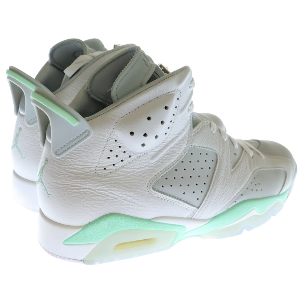 NIKE(ナイキ) WMNS Air Jordan 6 Mint Foam ウィメンズ エアジョーダン6 ミントフォーム ハイカットスニーカー ホワイト/グリーン US12/29cm DQ4914-103