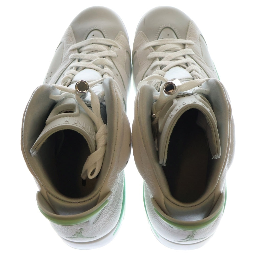 NIKE(ナイキ) WMNS Air Jordan 6 Mint Foam ウィメンズ エアジョーダン6 ミントフォーム ハイカットスニーカー ホワイト/グリーン US12/29cm DQ4914-103