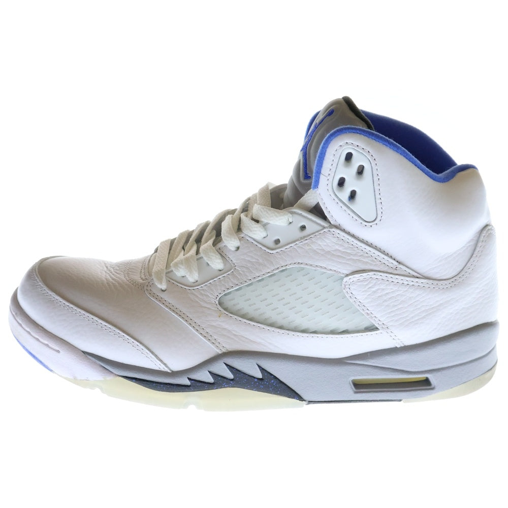 NIKE(ナイキ) Air Jordan 5 Stealth 2.0 エアジョーダン5 ステルス2.0 ハイカットスニーカー ホワイト/ブルー US11/29cm DD0587-140