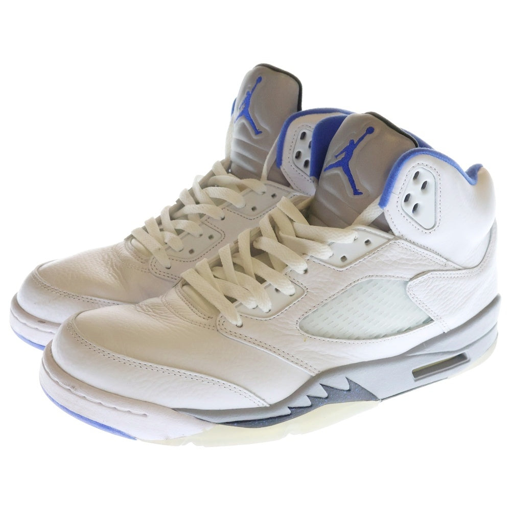 NIKE(ナイキ) Air Jordan 5 Stealth 2.0 エアジョーダン5 ステルス2.0 ハイカットスニーカー ホワイト/ブルー US11/29cm DD0587-140