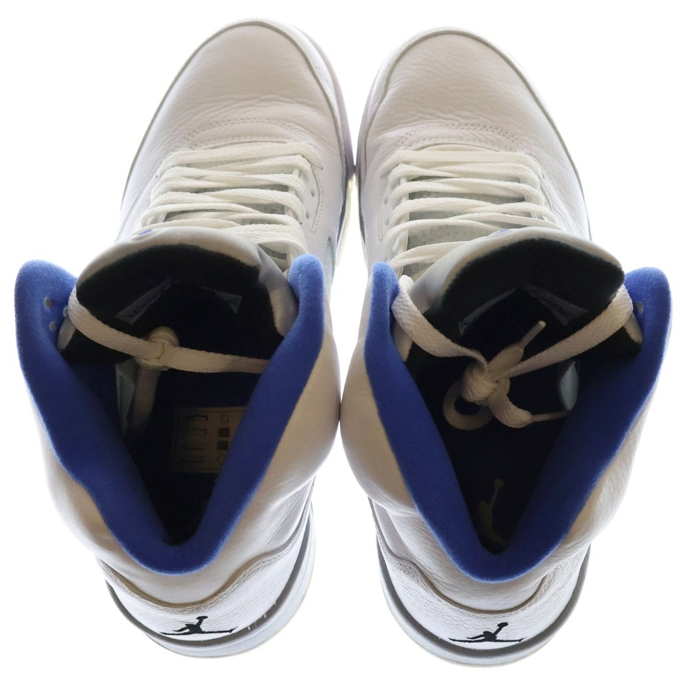 NIKE(ナイキ) Air Jordan 5 Stealth 2.0 エアジョーダン5 ステルス2.0 ハイカットスニーカー ホワイト/ブルー US11/29cm DD0587-140