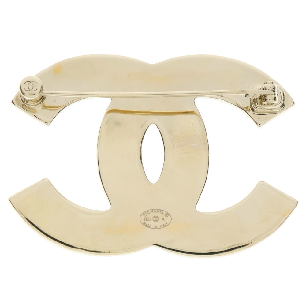 CHANEL(シャネル) ココマーク メタルブローチ レディース ブラック/ゴールド B22A