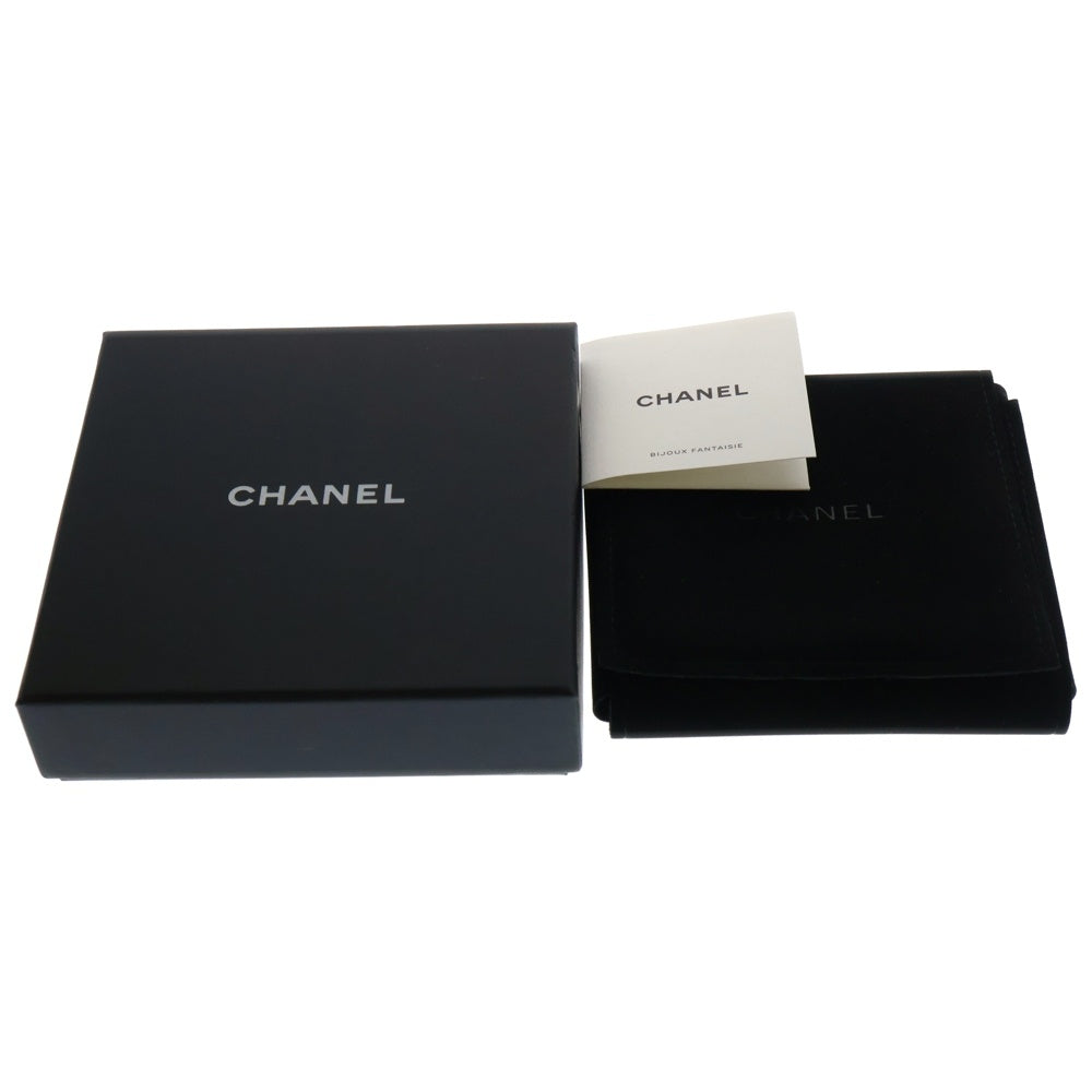 CHANEL(シャネル) ココマーク チェーンフープピアス レディース ゴールド/ブラック B22A