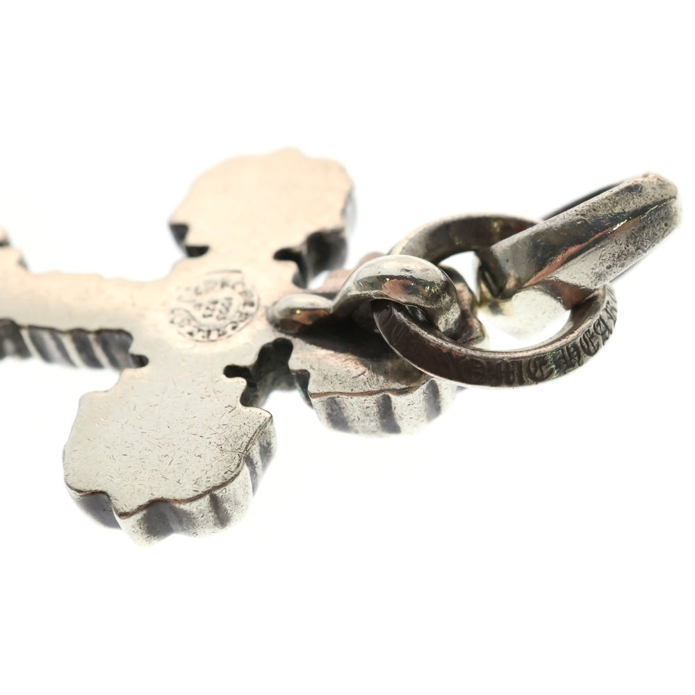 CHROME HEARTS(クロムハーツ) FILIG CROSS-XSM W BALE フィリグリークロスXSベイル wベイル ネックレストップ シルバー BCA262