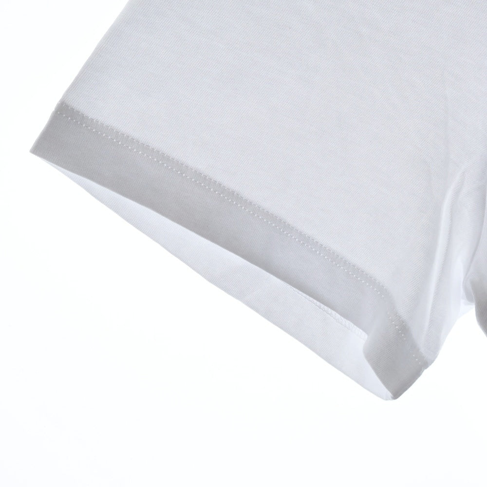 MONCLER(モンクレール) SS T-SHIRT 袖ロゴワッペン クルーネック半袖Tシャツカットソー ホワイト H20918C00022 829H8