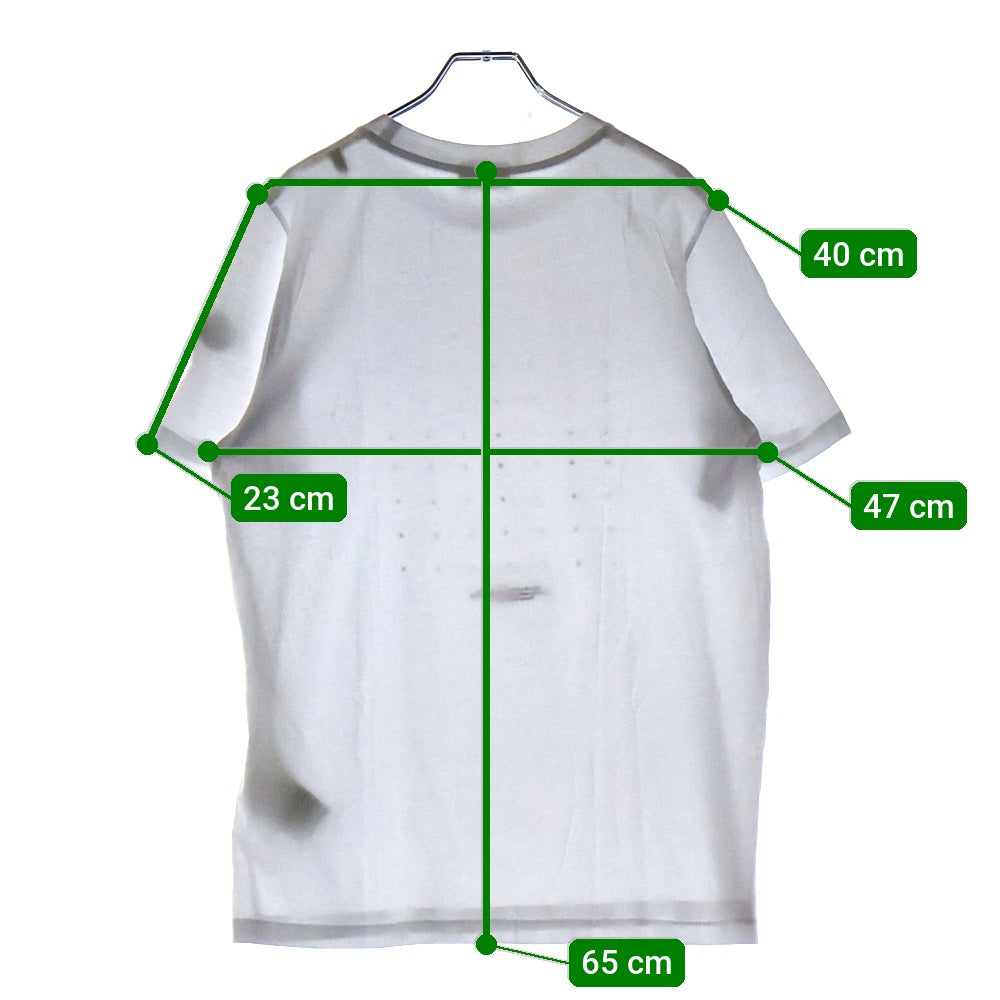 MONCLER(モンクレール) SS T-SHIRT 袖ロゴワッペン クルーネック半袖Tシャツカットソー ホワイト H20918C00022 829H8