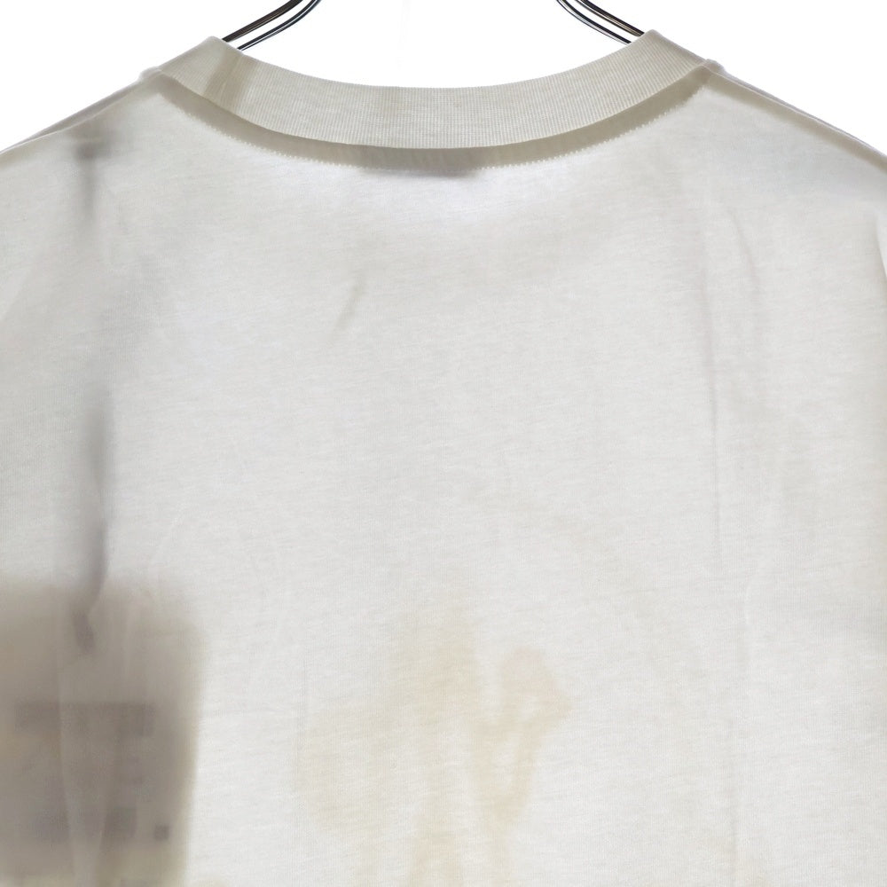 MONCLER(モンクレール) MAGLIA MANICHE CORTE SS T-SHIRT フロント刺繍ロゴ クルーネック半袖Tシャツカットソー ホワイト I10938C00014