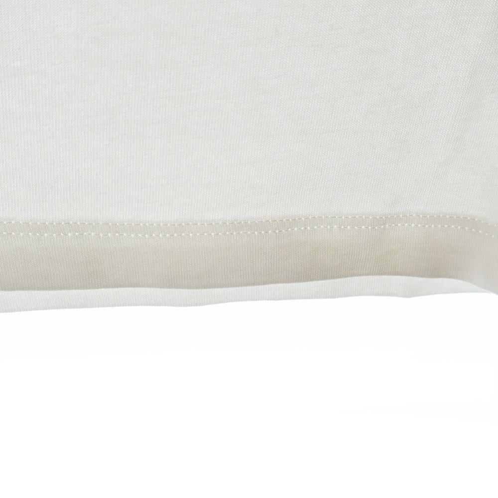 MONCLER(モンクレール) MAGLIA MANICHE CORTE SS T-SHIRT フロント刺繍ロゴ クルーネック半袖Tシャツカットソー ホワイト I10938C00014