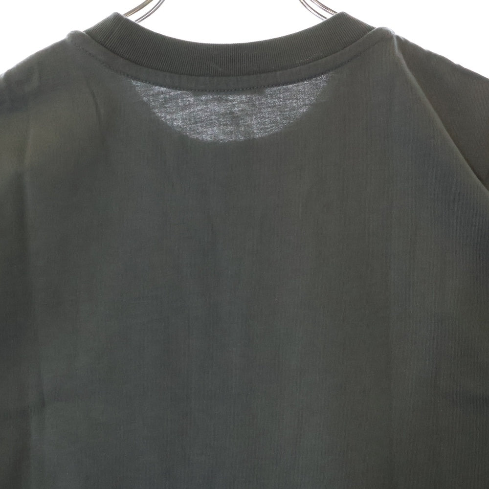 MONCLER(モンクレール) MAGLIA MANICHE CORTE SS T-SHIRT フロントプリント クルーネック半袖Tシャツカットソー グレー I10938C00016 829HP