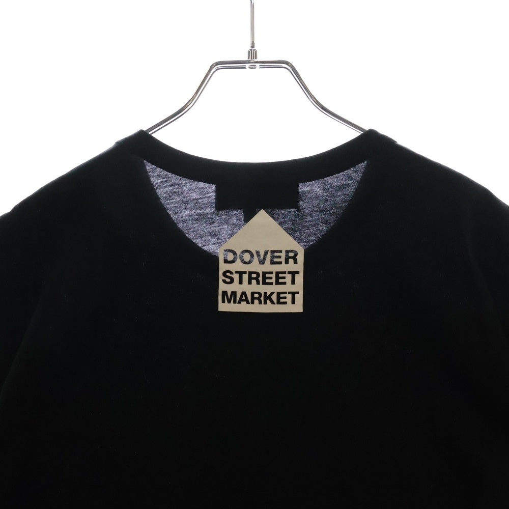 CHROME HEARTS(クロムハーツ) 12SS ×COMME des GARCONS DOVER STREET MARKET ZI-T002 ×コムデギャルソン ホースシュープリント クルーネック半袖Tシャツカットソー ブラック