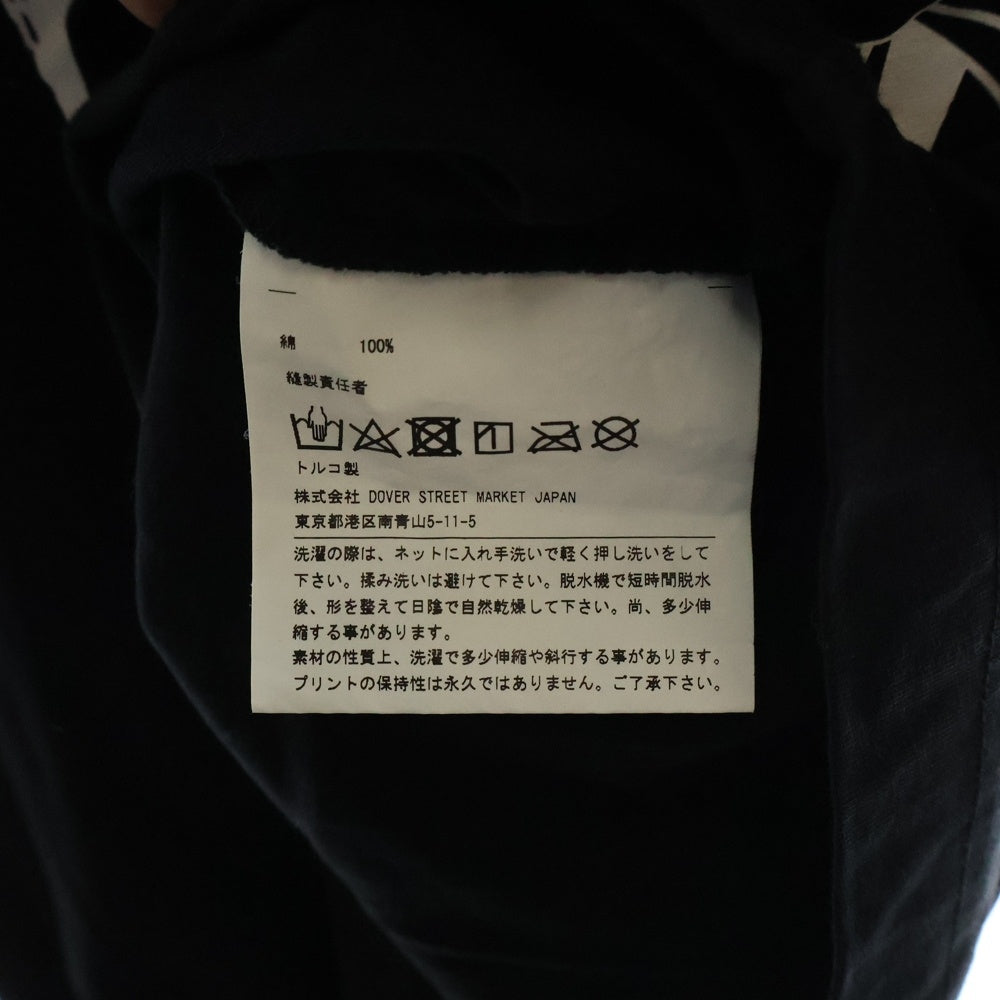 CHROME HEARTS(クロムハーツ) 12SS ×COMME des GARCONS DOVER STREET MARKET ZI-T002 ×コムデギャルソン ホースシュープリント クルーネック半袖Tシャツカットソー ブラック