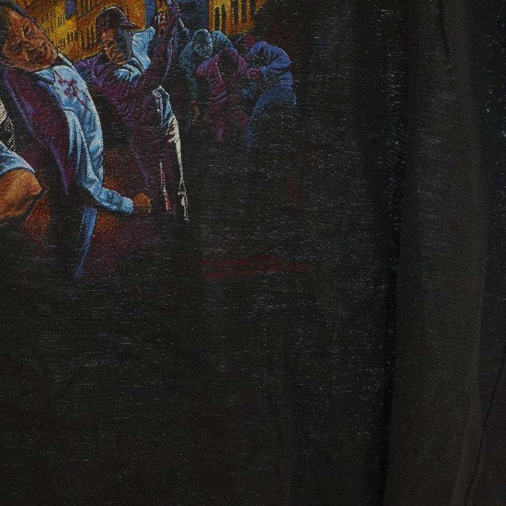 VINTAGE(ヴィンテージ) 90s MEGADETH SYMPHONY OF DESTRUCTION メガデス 両面プリント クルーネック半袖Tシャツカットソー グレー