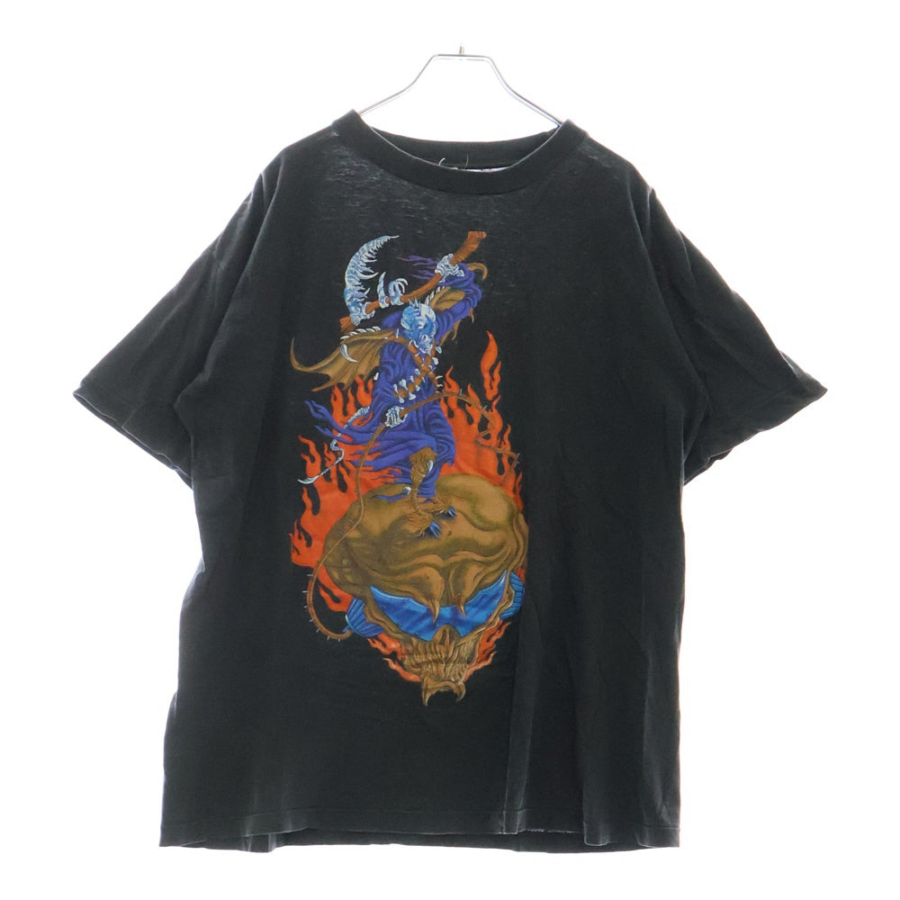 VINTAGE(ヴィンテージ) 90s MEGADETH Youthanasia Tour Tee ユースアネイジアツアー 両面プリント クルーネック半袖Tシャツカットソー グレー