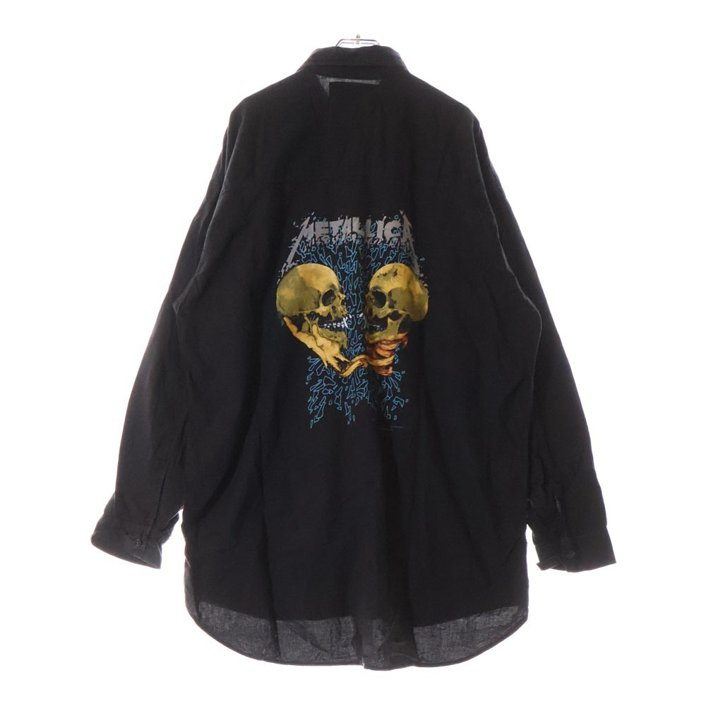 VINTAGE(ヴィンテージ) 90s METALLICA PASHEAD メタリカ パスヘッド 長袖ボタンワークシャツ ブラック