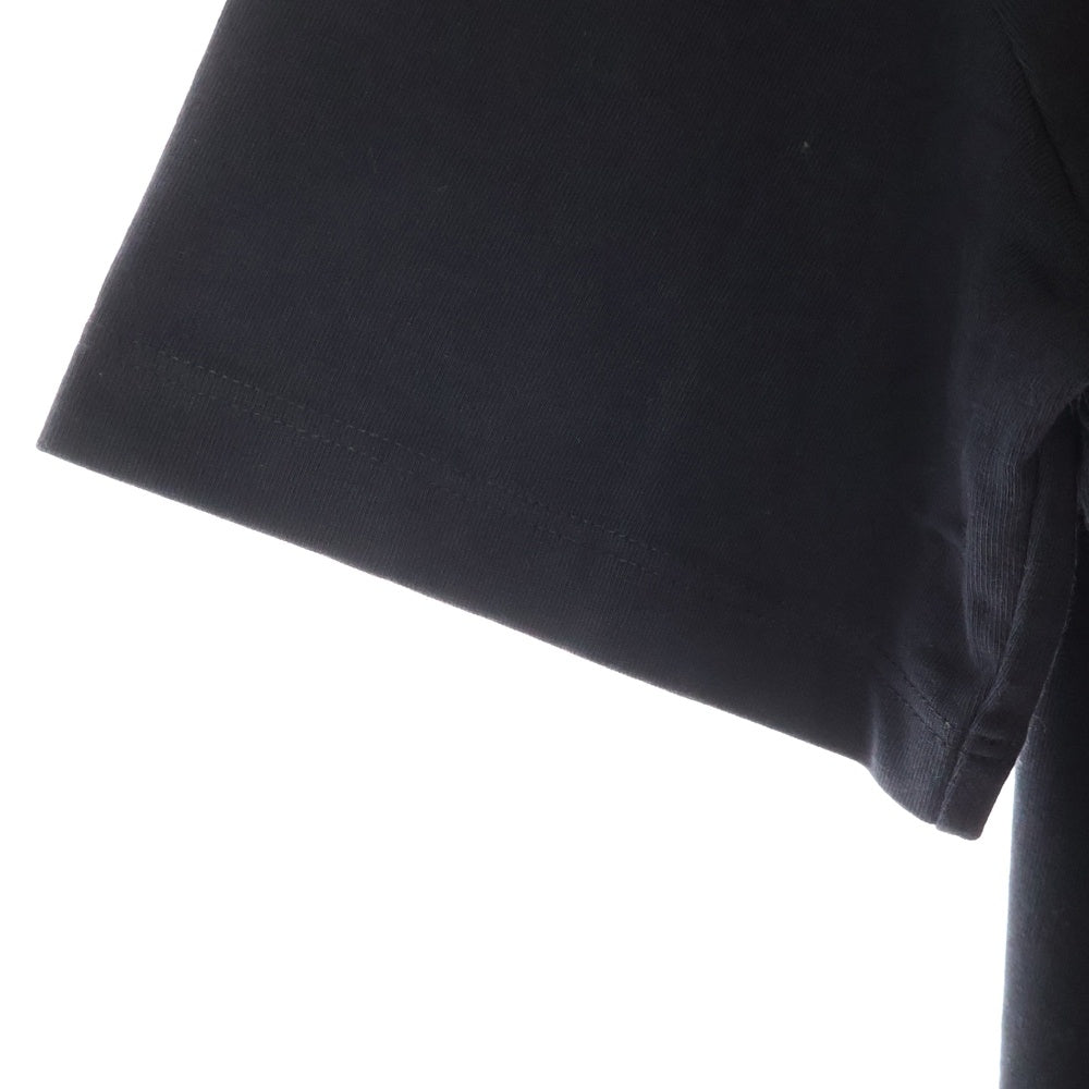 Calvin Klein Jeans(カルバンクラインジーンズ) エンボス ロゴ刺? クルーネック半袖Tシャツ カットソー ブラック J400280