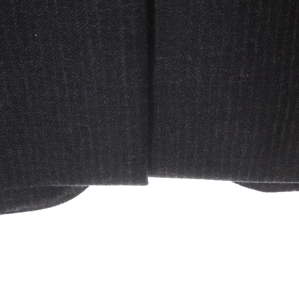 CELINE(セリーヌ) Striped Rectangle Jacket ストライプ レクタングル ウール ジャケット ブラック/グレー 2V096461K