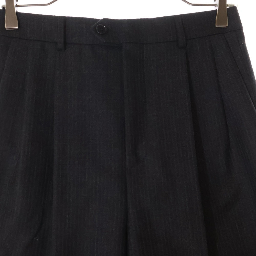 CELINE(セリーヌ) SKATE PANTS IN STRIPED WOOL GABARDINE シャドウストライプスケートパンツ ウールスラックスパンツ 2P555461K