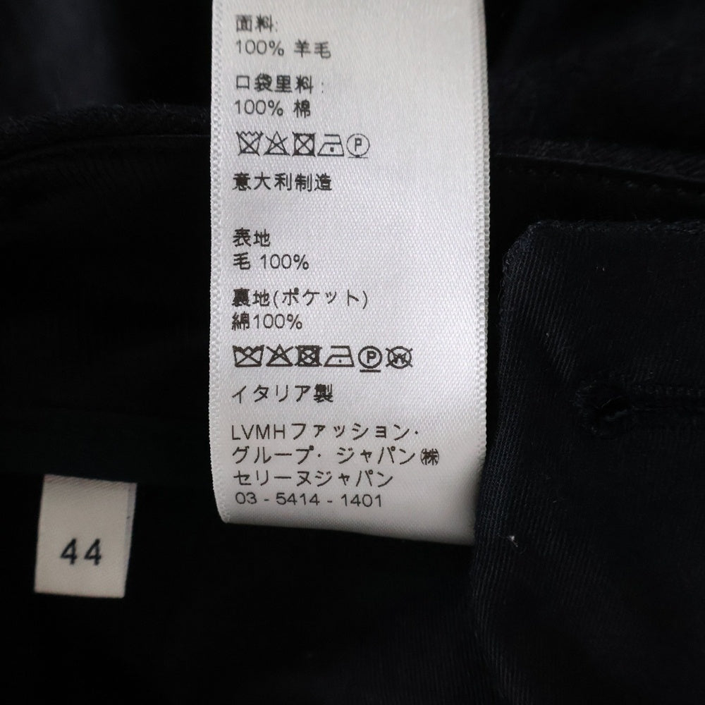 CELINE(セリーヌ) SKATE PANTS IN STRIPED WOOL GABARDINE シャドウストライプスケートパンツ ウールスラックスパンツ 2P555461K