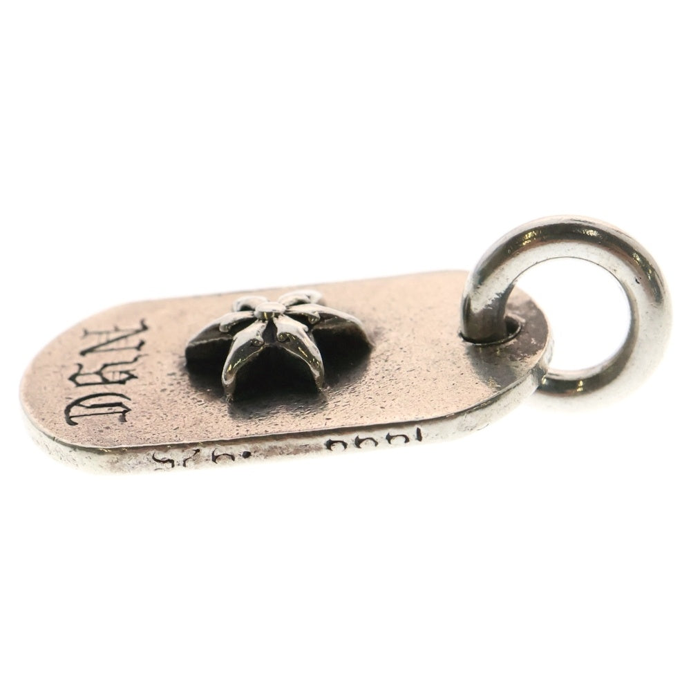CHROME HEARTS(クロムハーツ) RAISED DOGTAG レイズドドッグタグ NYC限定チャーム ネックレストップ シルバー