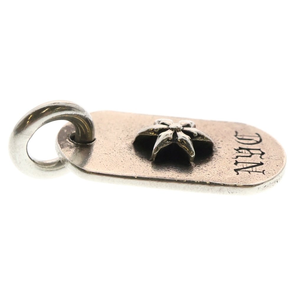 CHROME HEARTS(クロムハーツ) RAISED DOGTAG レイズドドッグタグ NYC限定チャーム ネックレストップ シルバー